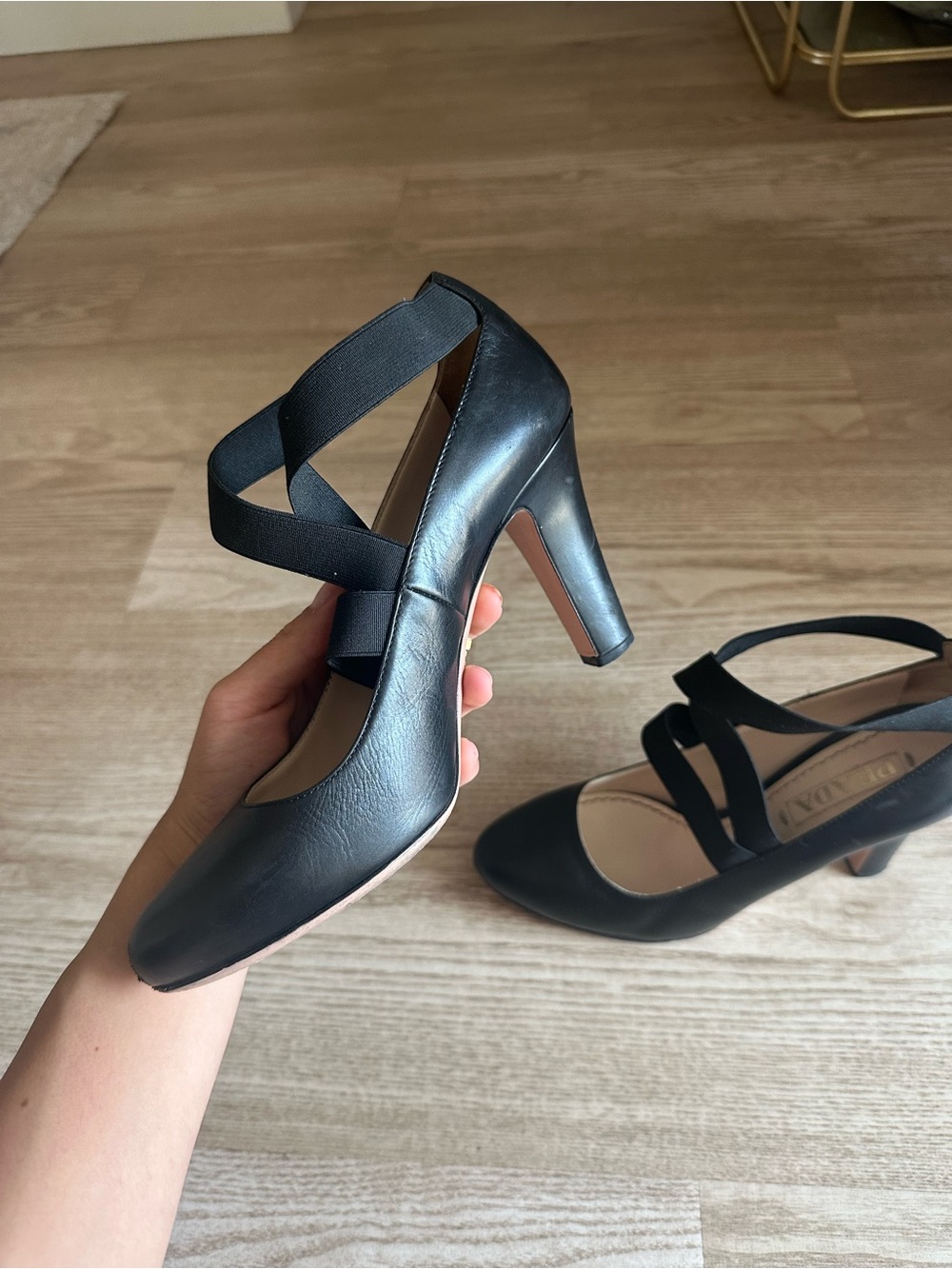 Prada Black Strappy Pumps - Picture 3 of 7